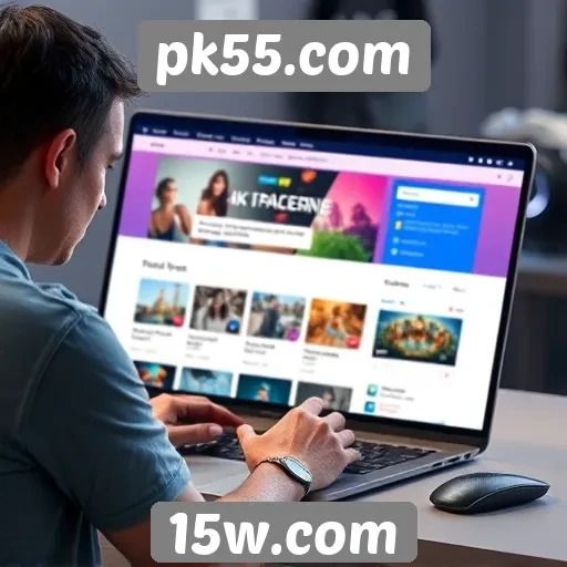 Experiência do usuário no site pk55.com
