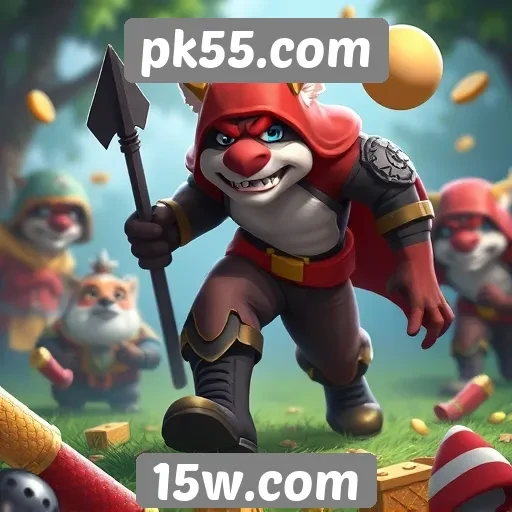 Variedade de jogos disponíveis no pk55.com